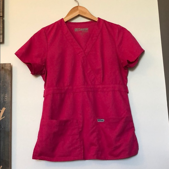 Grey's Anatomy Tops - Grey’s Anatomy Mock Wrap Scrub Top
